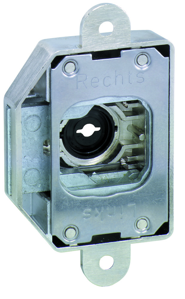 JuNie Möbel-Riegelkastenschloss, ASS 1781,D 25mm, ohne Schließeinsatz, MT vern., ls/rs Produktbild img1 L