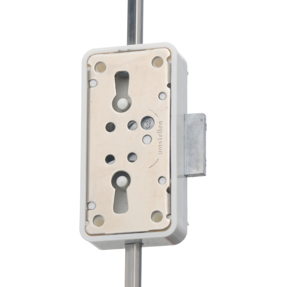 JuNie Möbel-Drehstangenschloss-Set,7051,D15/20,Kunststoff,weiß Produktbild img1 L