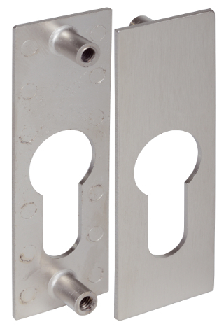 JuNie MB-Schlü.schi., 7424, eckig, B25mm, H76mm, S1,5mm, Profilzylinder, MT vernickelt Produktbild img1 L