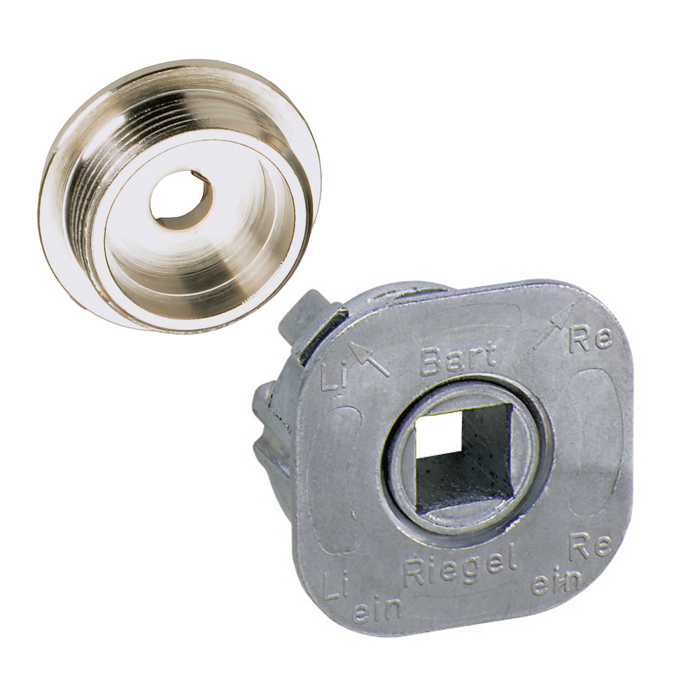 JuNie Möbelschloss-Schließeinsatz, ASS, 7616, 7 mm Vierkant für Drehgriff Produktbild img1 L