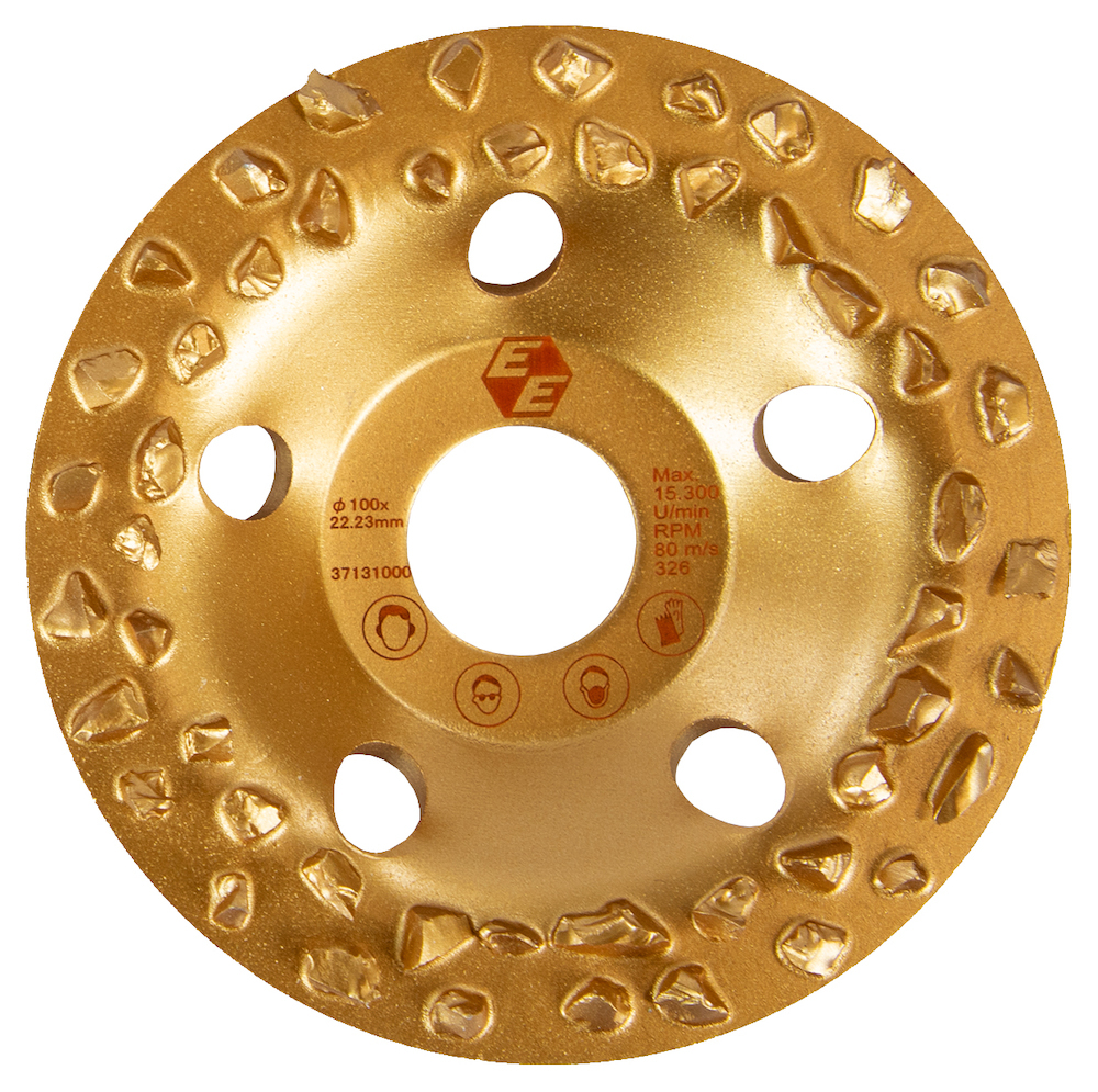 EIBENSTOCK Elektrowerkzeuge Hartmetall-Frässcheibe grob Ø 100mm (gol d) für EPF 200-3 Produktbild img1 L