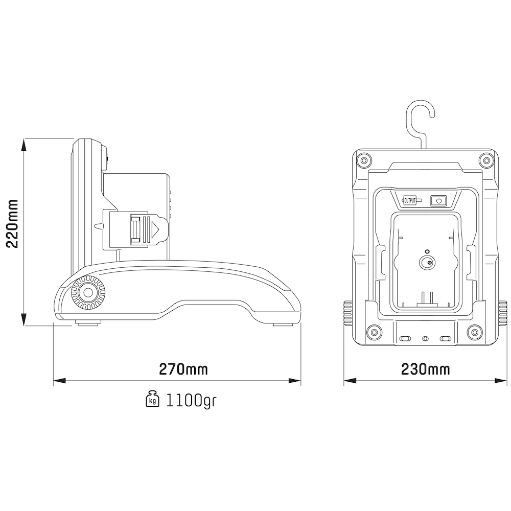 fortis Arbeitsleuchte 2900Lumen Produktbild img26 L