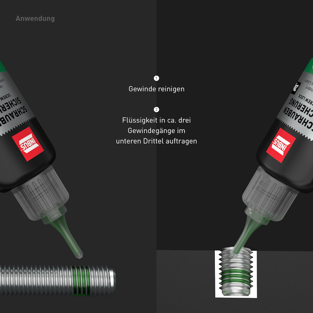 HaFu Schraubensicherung hochfest, grün, 20g INBUS INBUS® Produktbild img4 L