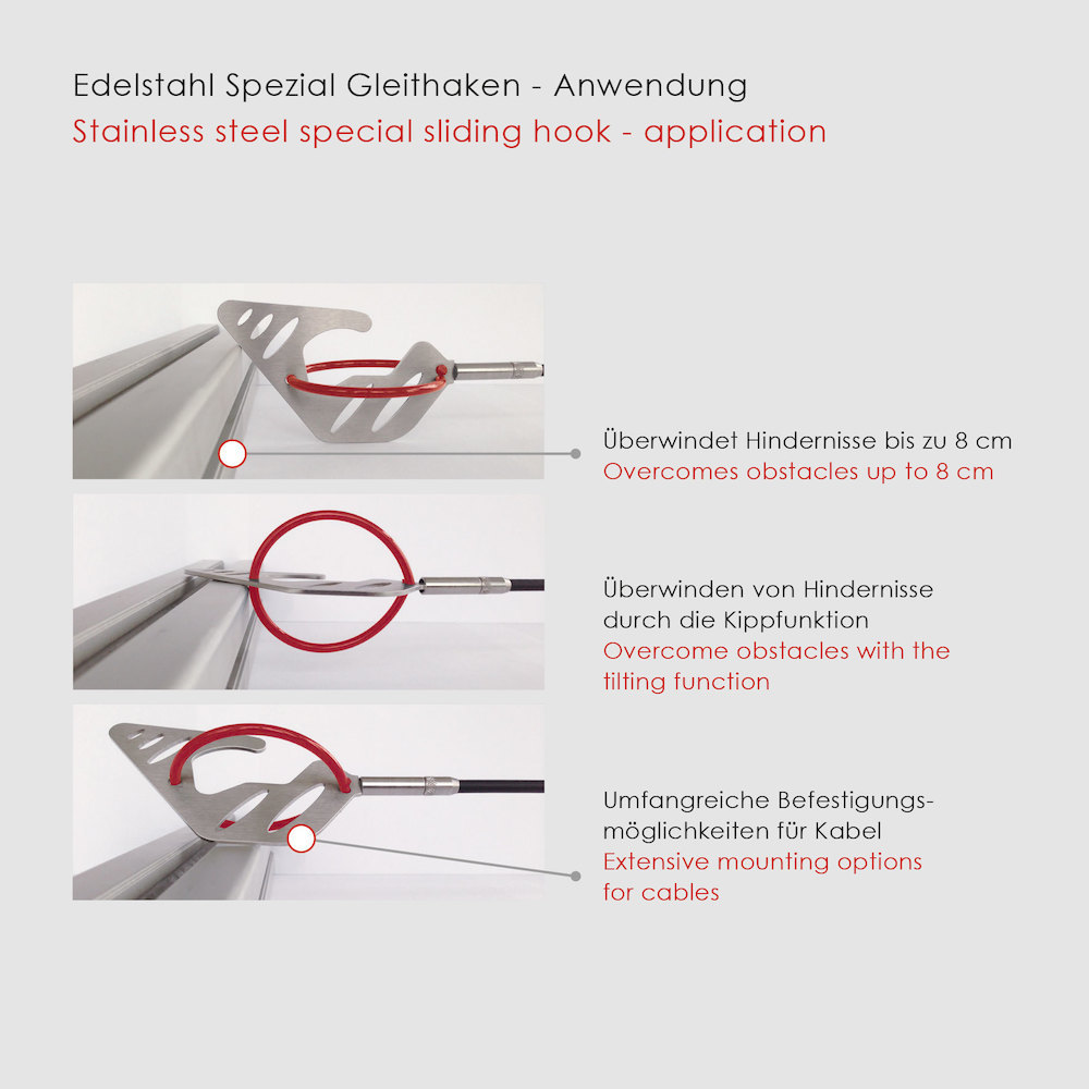 RUNPOTEC Schubstangen Set Runposticks Co mfort 19-teilig Runpotec Produktbild img7 L