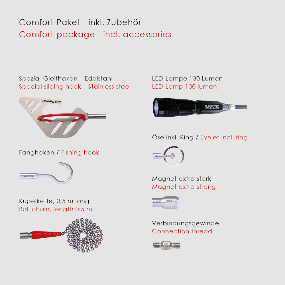 RUNPOTEC Schubstangen Set Runposticks Co mfort 19-teilig Runpotec Produktbild img6 L