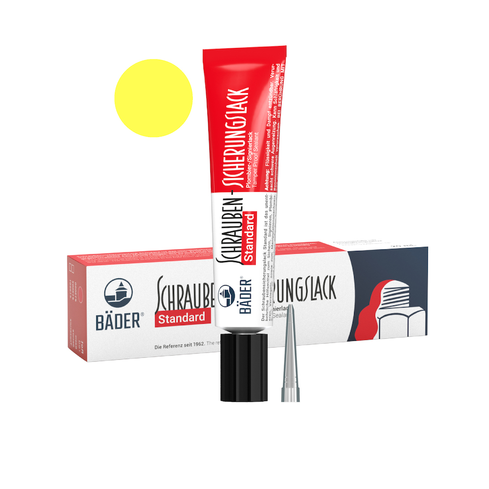 Bäder Schraubensicherungslack Standard 2 0 ml Tube gelb Produktbild img1 L