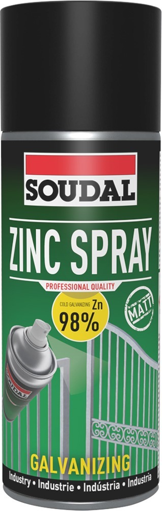 SOUDAL Zinc Spray Mat 400ml 400ml Produktbild img1 L