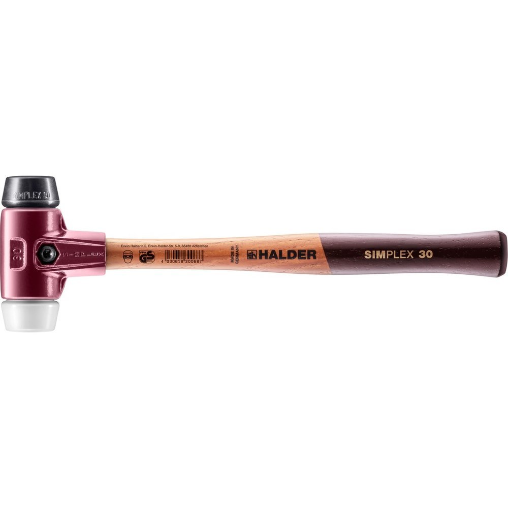 Halder SIMPLEX-Schonhammer, Gummikomposition Produktbild img1 L
