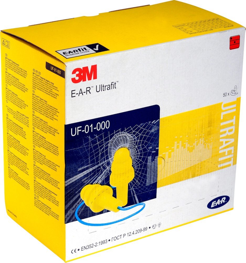 EAR Gehörschutzstöpsel Ultra Fit m.Band( Box a 50 Paar) Produktbild img1 L