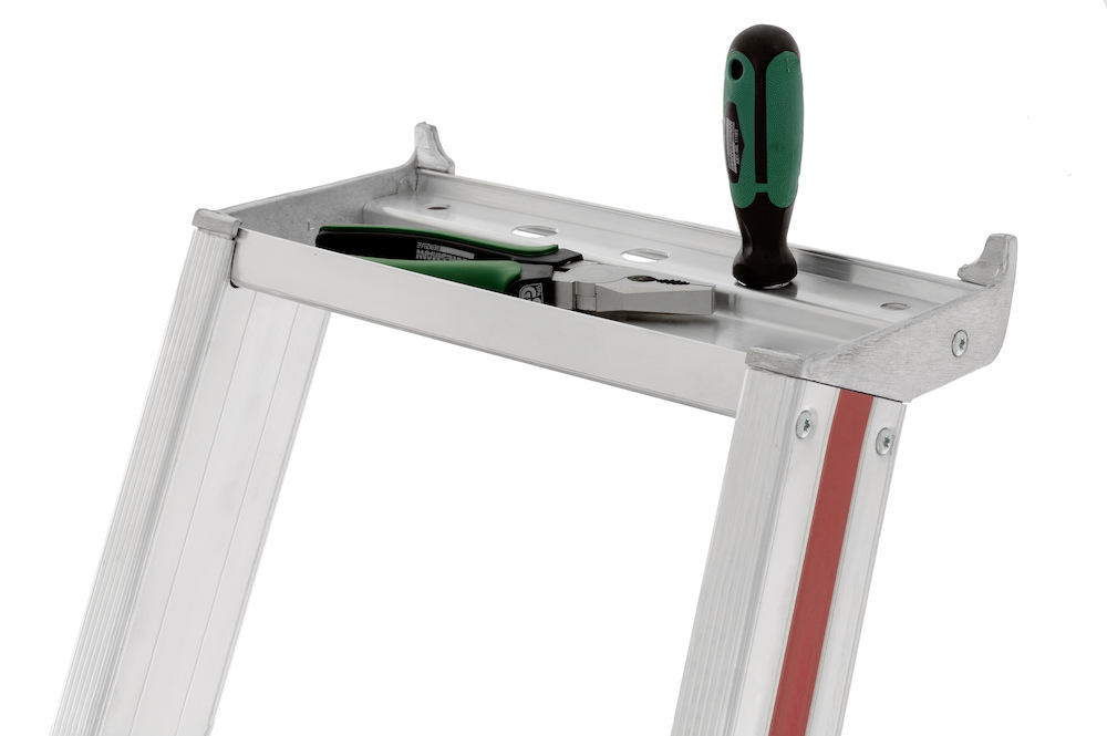 HYMER Stufenstehleiter R13mit Plattform Produktbild img6 L