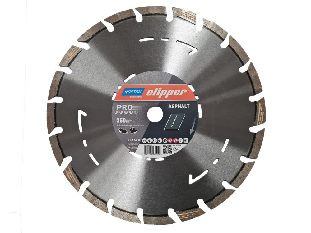 Norton Clipper Diamantscheibe Pro Asphalt II Produktbild img1 L