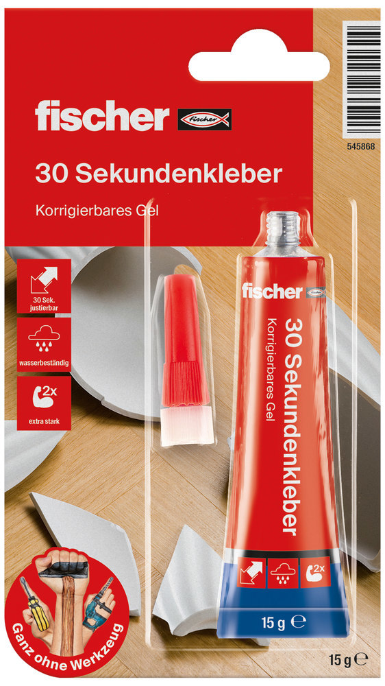 fischer 30 Sekunden Kleber,15g Produktbild img1 L