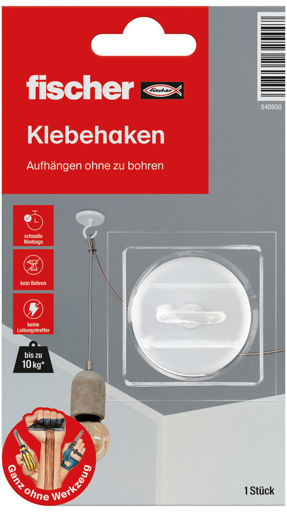 fischer Klebe Haken Tragkraft 10kg Produktbild img1 L