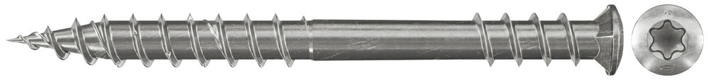 fischer Power-Fast Terrassenschraube, Senkkopf, Edelstahl A2, TX Produktbild img1 L
