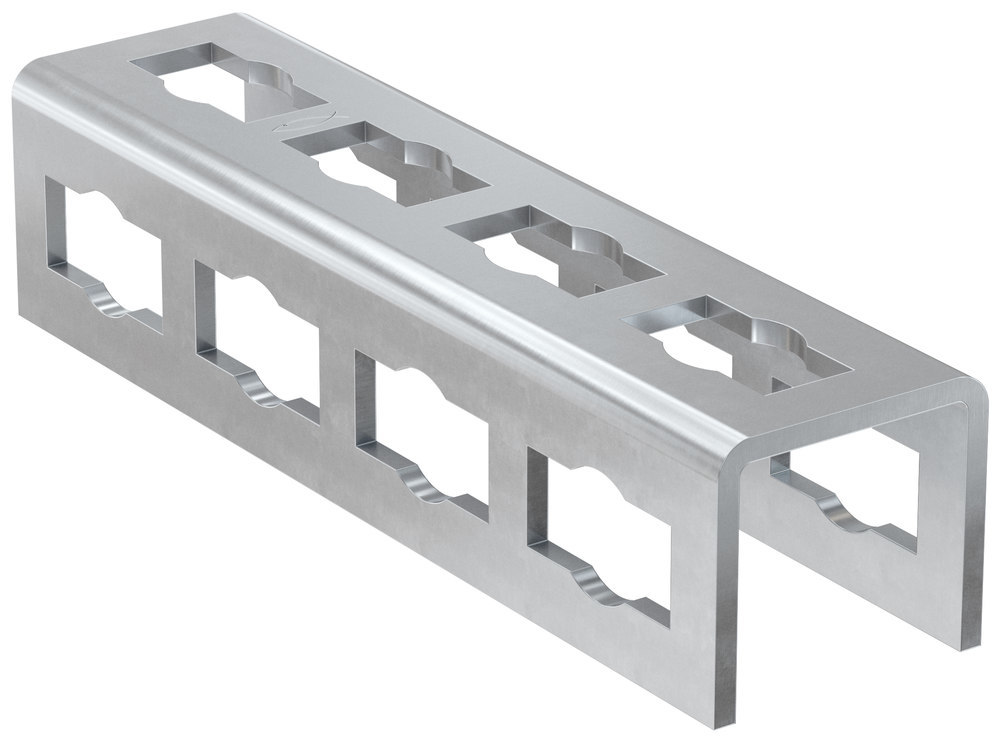fischer Schienenverbinder PFUF OC, Stahl galvanisch verzinkt Produktbild img1 L