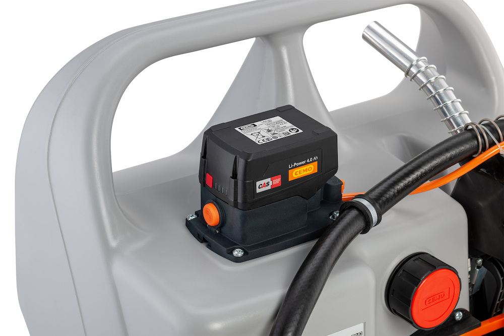 CEMO Dieseltrolley 100 L mit Akku + Ladegerät Produktbild img4 L