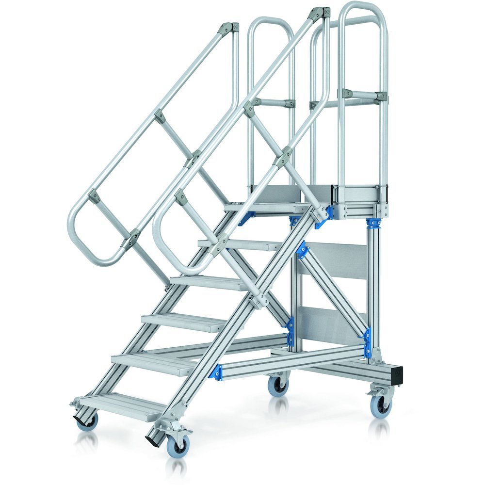 ZARGES Plattformtreppe fahrbar Produktbild img1 L