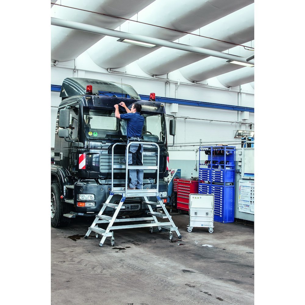 ZARGES Podesttreppe, beidseitig Produktbild img1 L