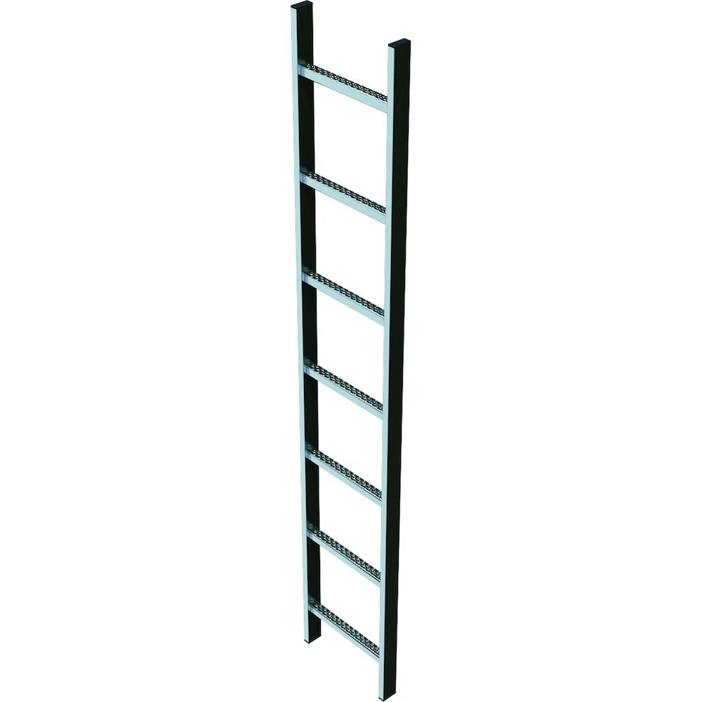 ZARGES Schachtleiter Edelstahl V4A Produktbild img1 L