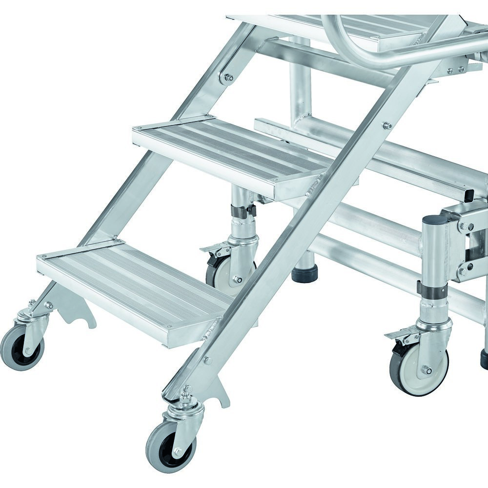 ZARGES Fahrgerüst Arbeitshöhe 3000 mm Plattform 600 x 1800 mm Produktbild img13 L