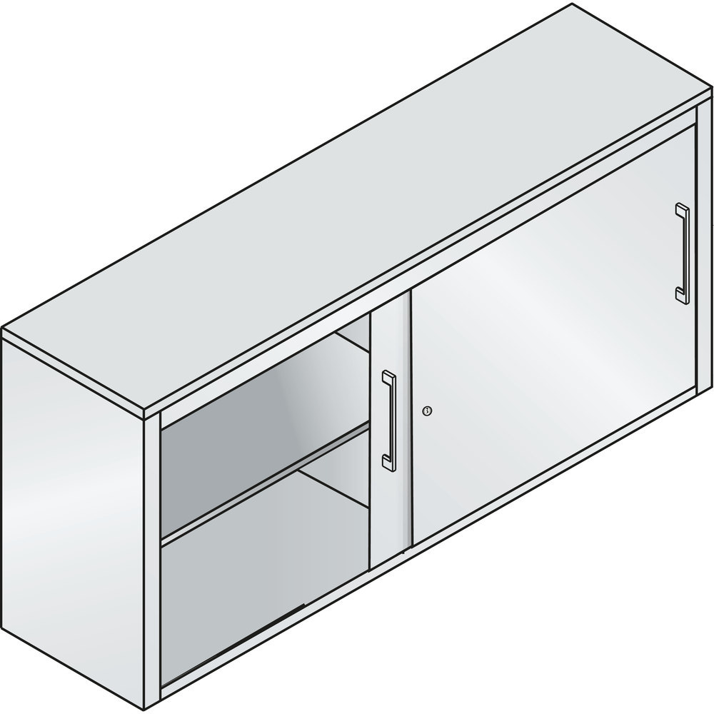 Acurado Schiebetürschrank RAL7035/7035 Produktbild img3 L