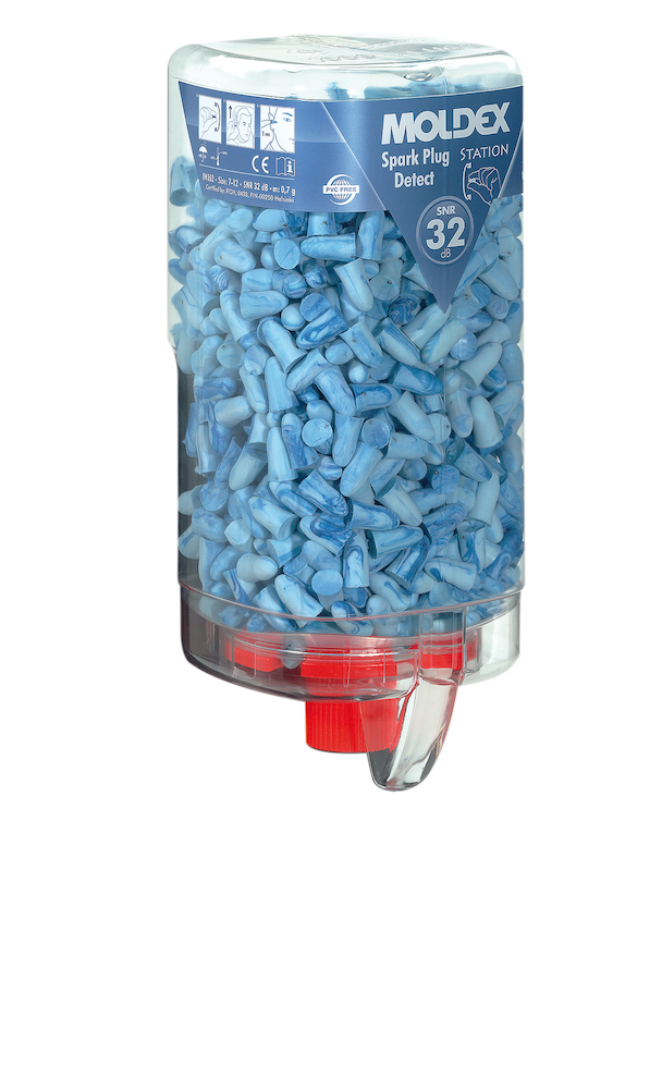 MOLDEX Spender gefüllt Spark Plugs® Detect MoldexStation 7859, blau, 32dB Produktbild img4 L