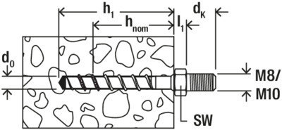 fischer Betonschraube ULTRACUT FBS II, Innengewinde Produktbild img4 L