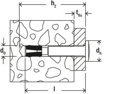 fischer Nagelanker FNA II, galv. verzinkt Produktbild img4 L