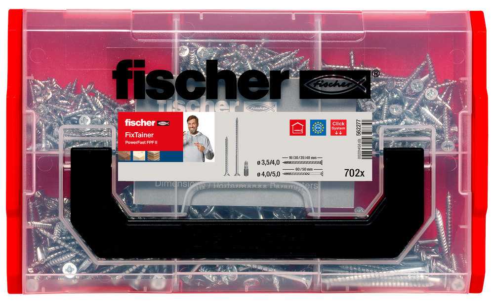 fischer FixTainer PowerFast II SK PZ + Bit Produktbild img1 L