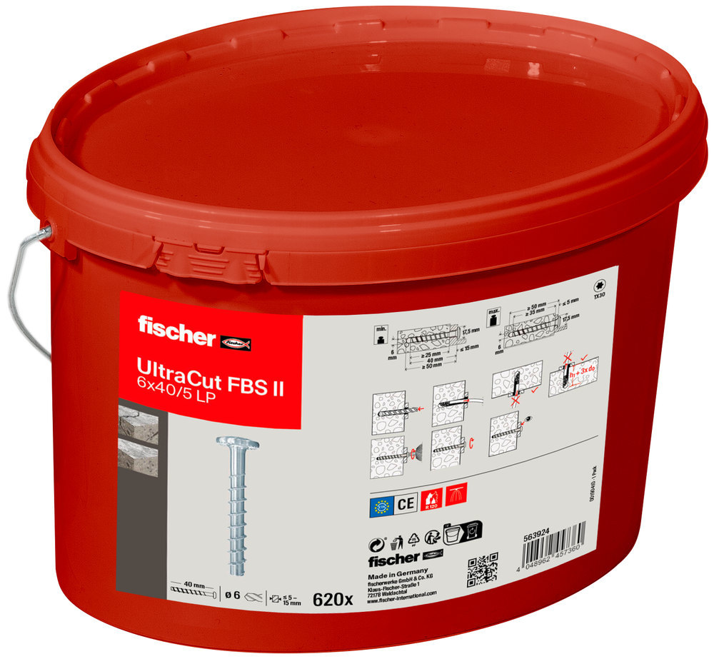 fischer UltraCut FBS II 6x40/5 LP Eimer (620) Produktbild img2 L