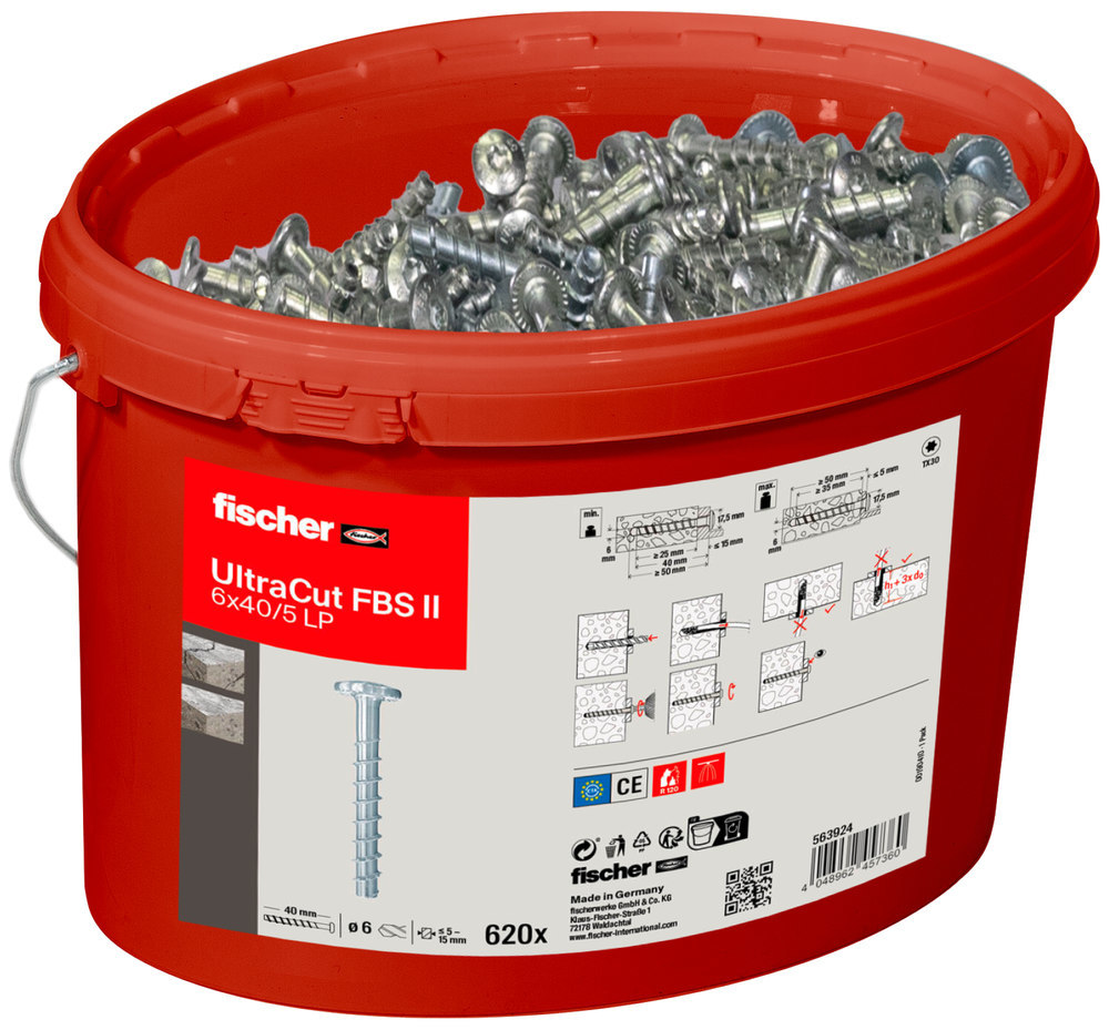 fischer UltraCut FBS II 6x40/5 LP Eimer (620) Produktbild img3 L