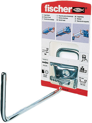 fischer Lagerhaken LG Stahl poliert Produktbild img1 L