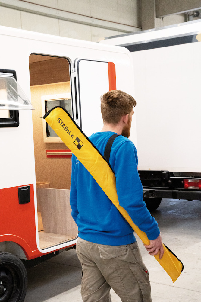 STABILA PRO SET 80 AS, 4-teiliges Wasserwaagen-Set: 120 cm / 60 cm / 30 cm / Tasche, verstärktes Alu-Profil, integrierte Rutsch-Stopper, Made in Germany Produktbild img3 L