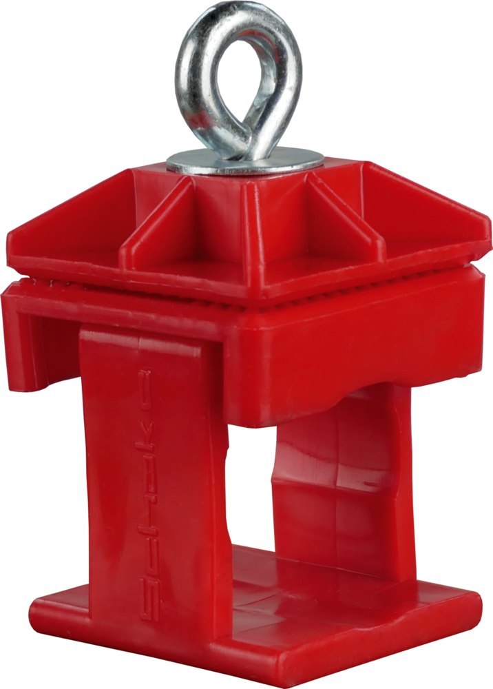 Schake Schilderklemmschelle Kunststoff, rot Produktbild img1 L