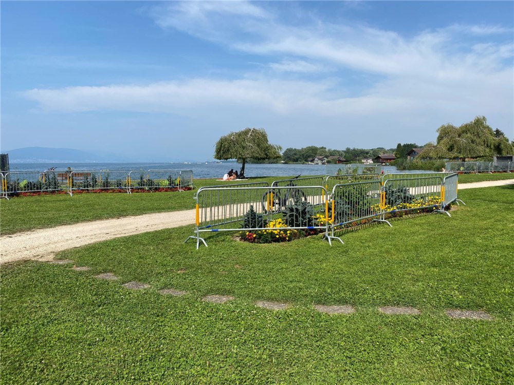 Schake Absperrgitter transportabel Stahlrohr feuerverzinkt Produktbild img5 L