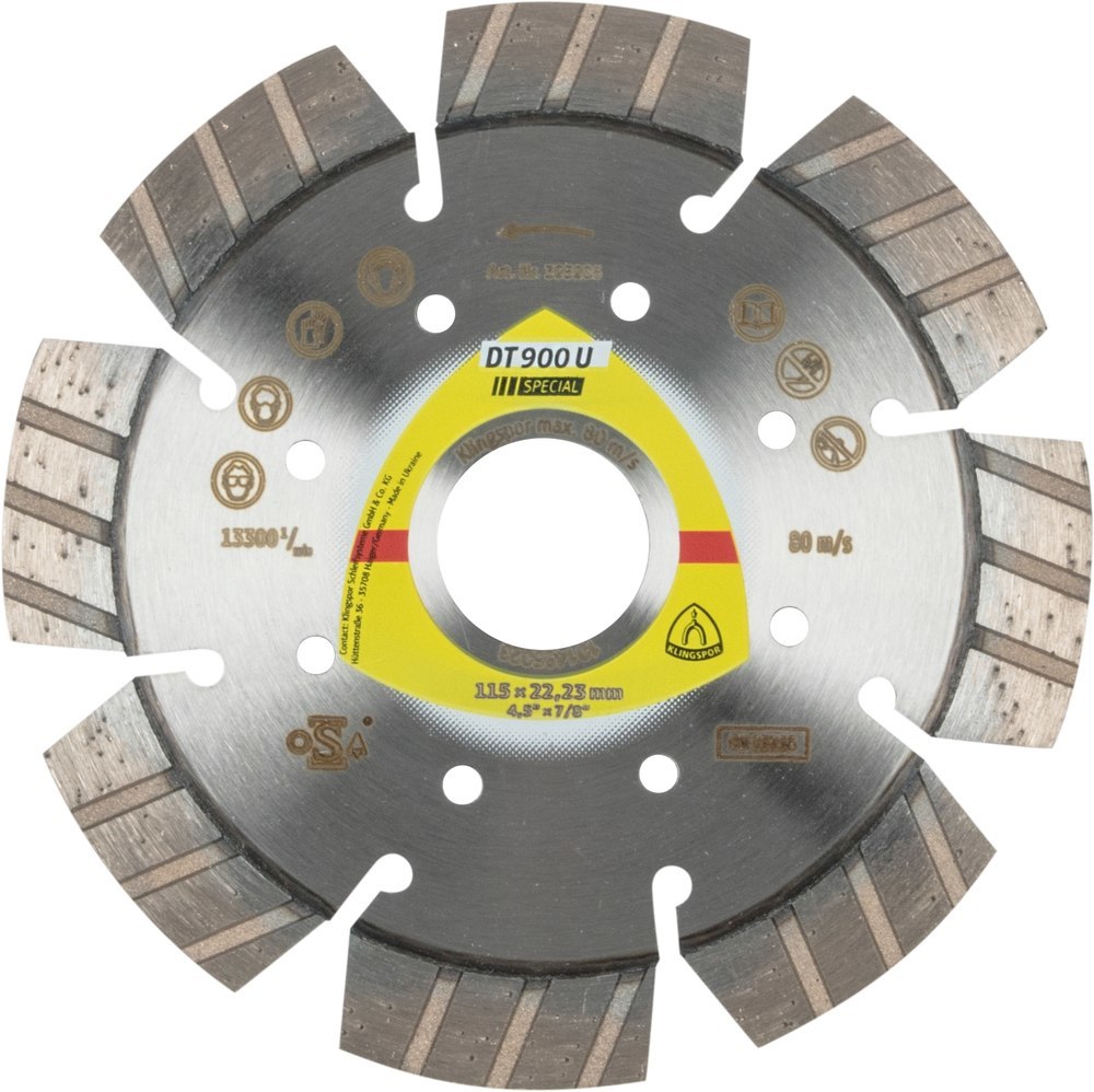 KLINGSPOR Diamanttrennscheibe DT 900 U Produktbild img1 L
