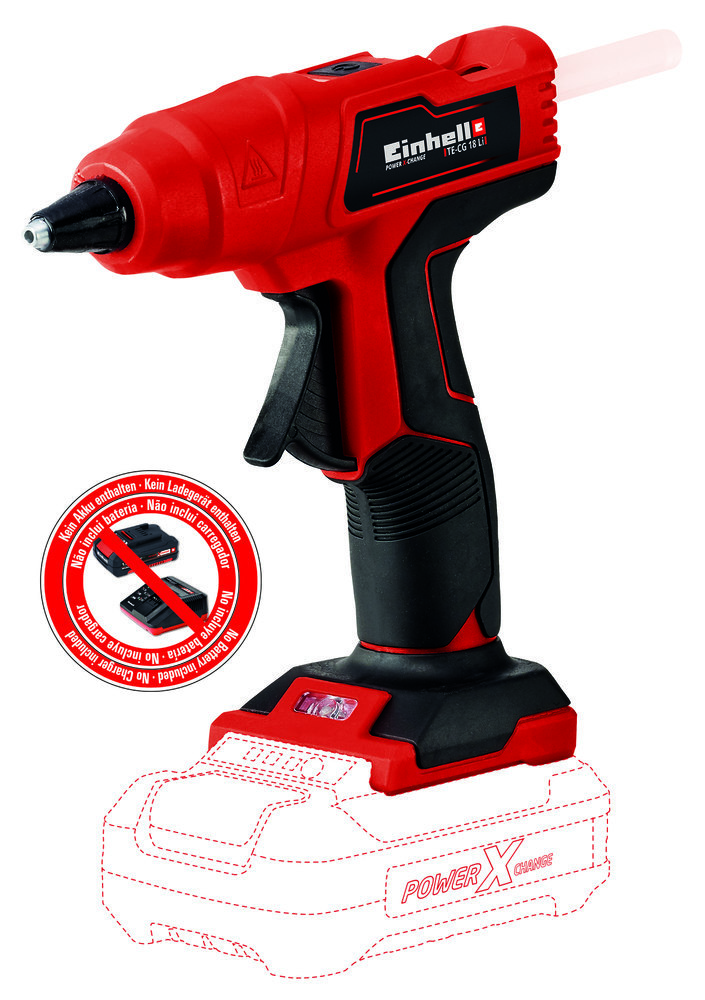 EINHELL Akku-Heißklebepistole TE-CG 18 Li Produktbild img1 L