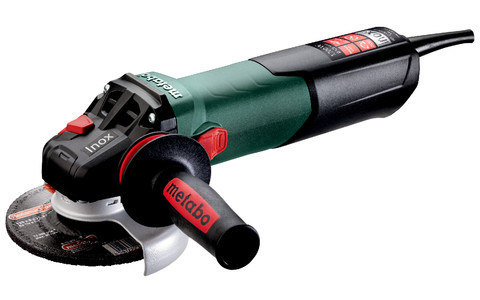 metabo Winkelschleifer WEV 17-125 Quick Inox (600517000), mit Drehzahlregelung, Schnellspannnmutter, Karton Produktbild img2 L