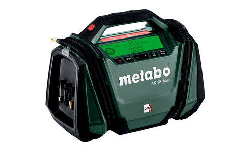 metabo Akku-Kompressor AK 18 Multi ohne Akku ohne Ladegerät Karton Produktbild img2 L