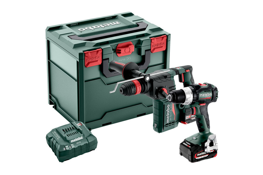 metabo Akku Combo Set 2.4.8 18 V (685219650) BS 18 LT BL + KH 18 LTX BL 24 Q; X 340 Produktbild img1 L