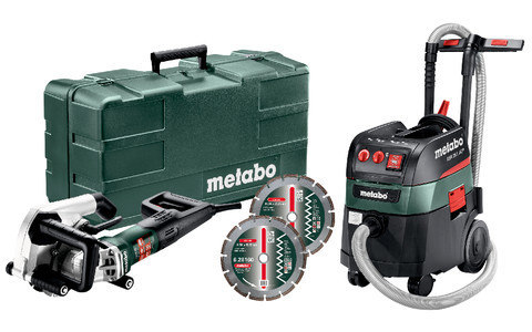 metabo Mauernutfräse MFE 40 + Allessauger ASR 35 L ACP Set (691058000) + 2 Diamant-Tren… Produktbild img2 L