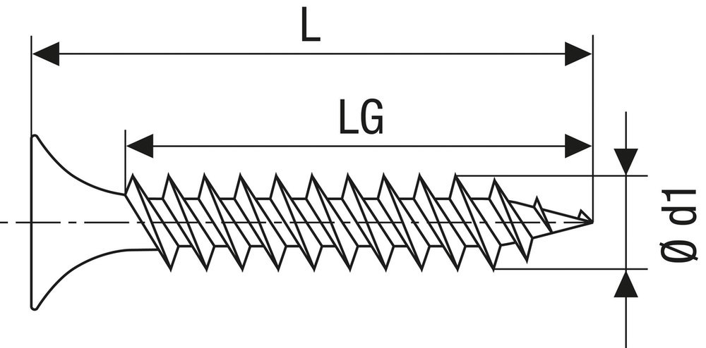Spax Trockenbauschraube GIX-A Trompetenk,3,9x25mm,Vollgw,KreuzschlitzH2,sw magaz Produktbild img6 L