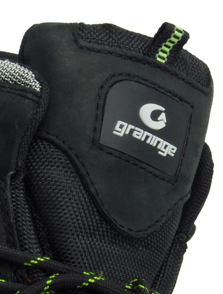 GRANINGE Stiefel 7298 S3, SRC, schwarz/grün, Gr. 35 Produktbild img2 L