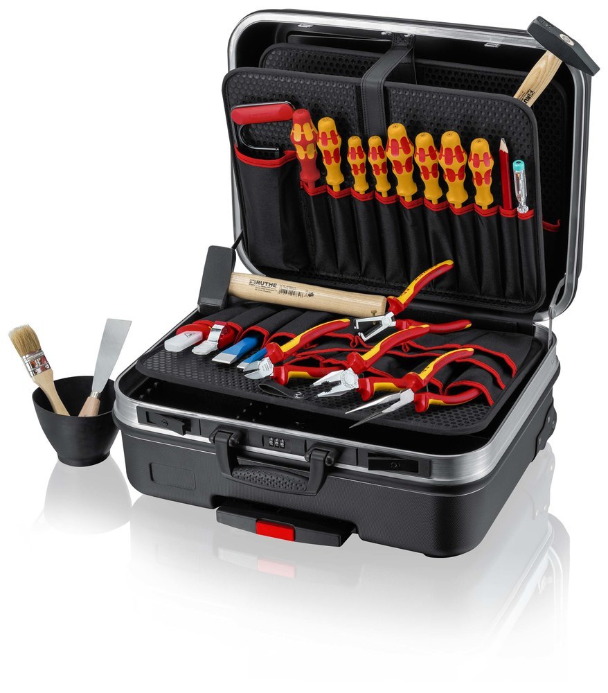 KNIPEX Werkzeugkoffer „BIG Basic Move" bestückt Produktbild img1 L
