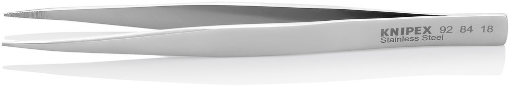 KNIPEX Präzisions-Pinzette 92 84 18 gerade eckig glatt 125mm Produktbild img1 L