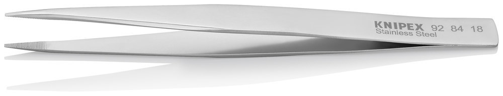 KNIPEX Präzisions-Pinzette 92 84 18 gerade eckig glatt 125mm Produktbild img2 L