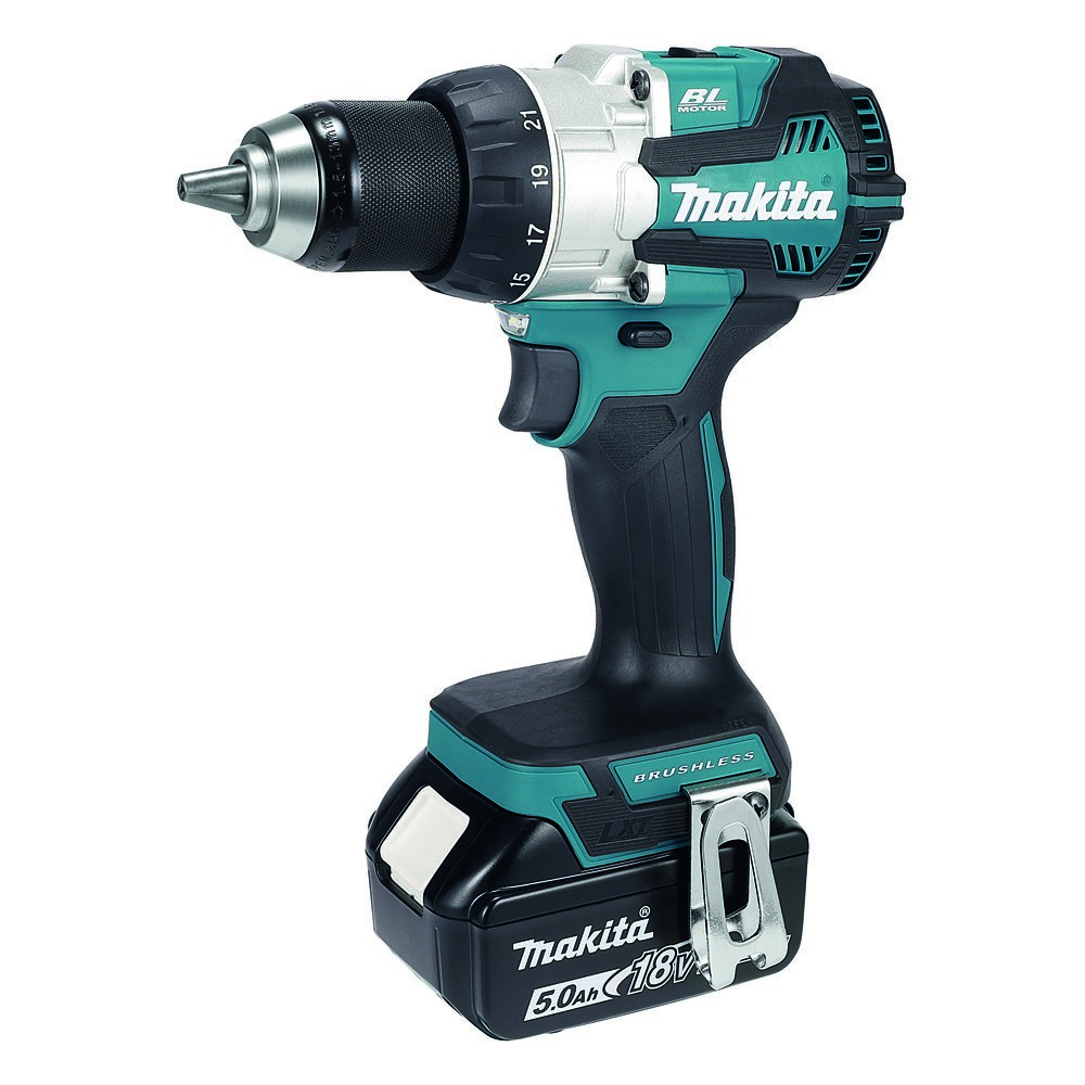 Makita Bürstenloser Akku-Bohrschrauber mit 18 V und einem neu konst 18V • 73 Nm • 0-1.8… Produktbild img1 L