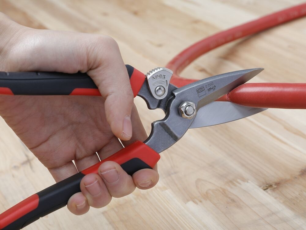 ERDI Combi-Schere 200mm geschmiedet 2-Komponenten-Griff Produktbild img2 L