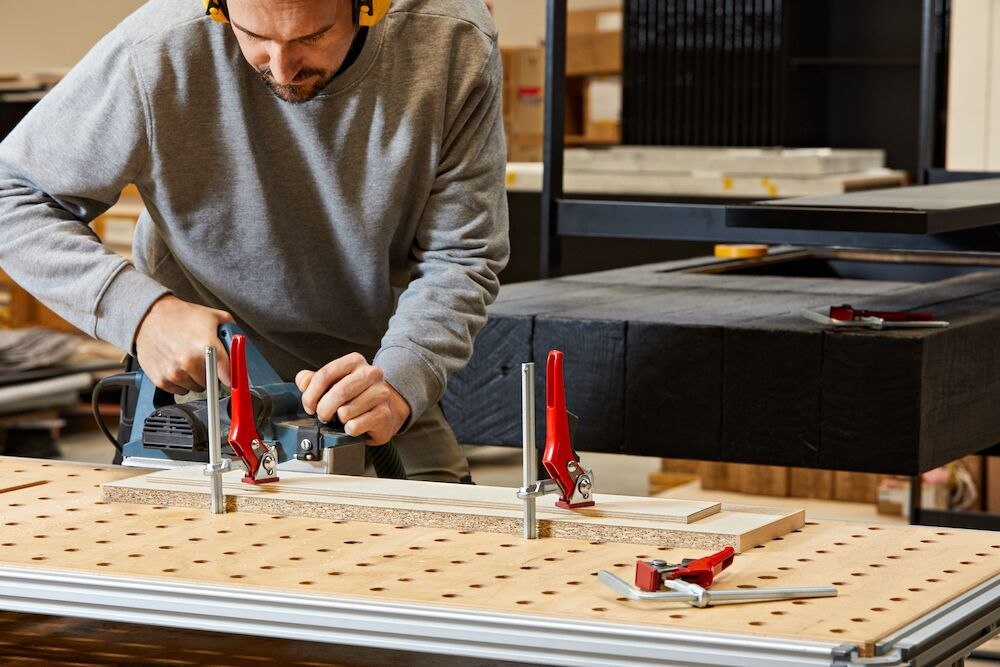 BESSEY Ganzstahl-Tischzwinge mit Hebelgriff GTRH 160/60 Produktbild img7 L