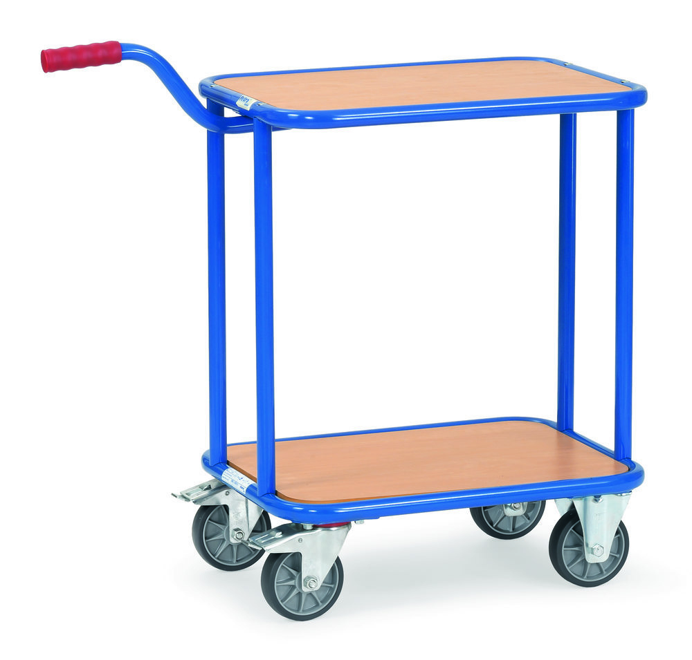 fetra Griffroller1164-Holzboden 250kg 2E b. TPE Rad 125 mm Produktbild img1 L